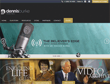 Tablet Screenshot of dennisburkeministries.org